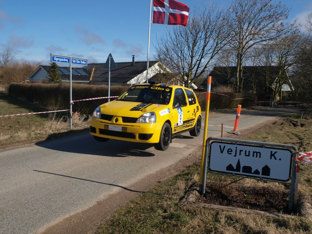 Jonas Aagaard fra Hammel, der her letter ud af Vejrum Kirkeby var 3. hurtigst
(Foto: Allan Post Christiansen)